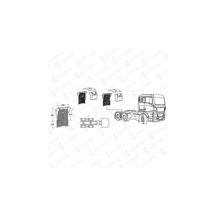 Covind Tgx/528 Repair Panel