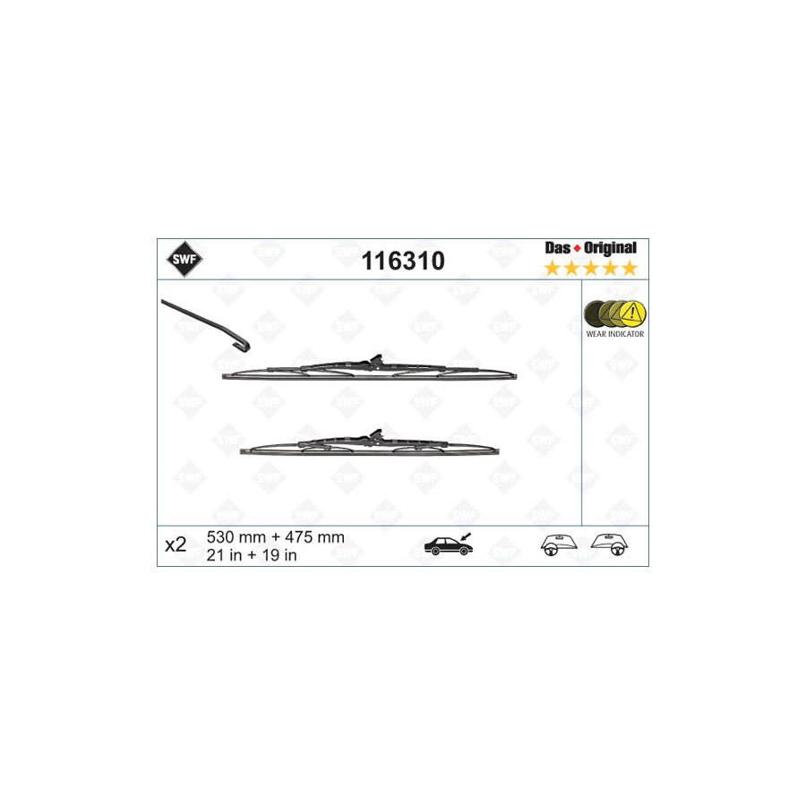 Swf Original 116310 Wiper Blade | ML Performance US Car Parts