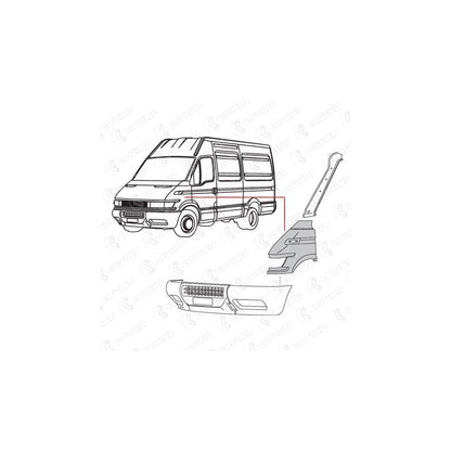 Covind C39/201 Wing Fender for Iveco Daily