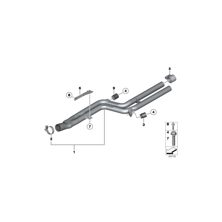 Genuine BMW 07119907935 F11 F07 F10 Star-Socket Screw M8X20 (Inc. 520d) | ML Performance US Car Parts