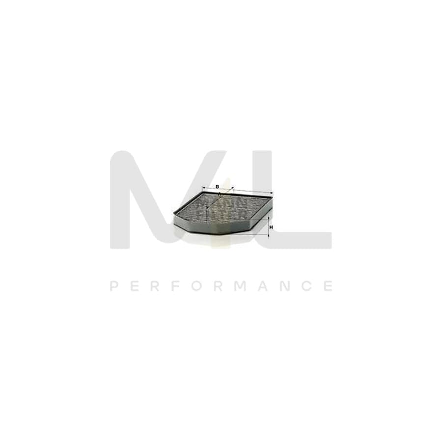 MANN-FILTER CUK 2949-2 Pollen filter for AUDI A8 D2 (4D2, 4D8) Activated Carbon Filter