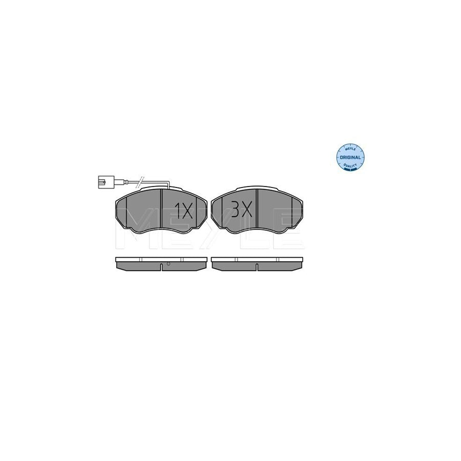 Meyle 025 239 1719/W Brake Pad Set