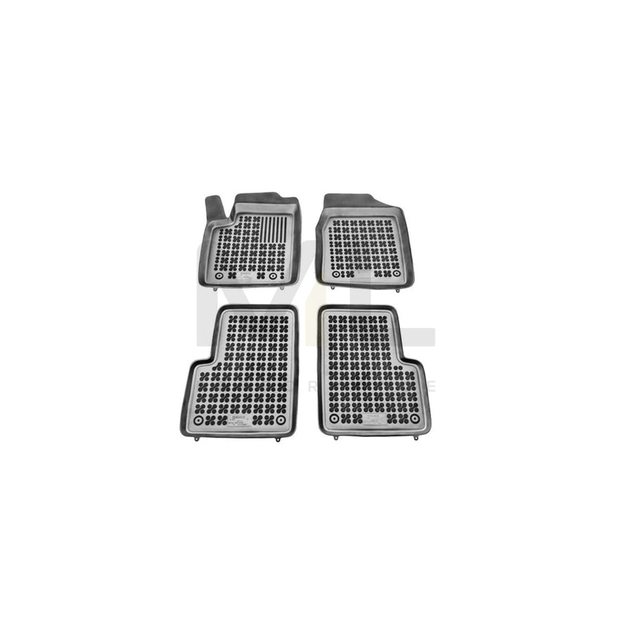 REZAW PLAST Tailored 200607 Floor mat set for FORD KA Hatchback (RU8) Elastomer, Front and Rear, Quantity: 4, Black