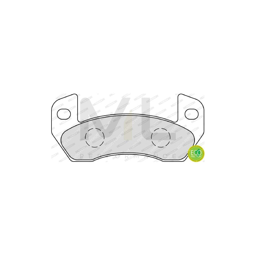 Ferodo Premier Eco Friction Fdb774 Brake Pad Set Not Prepared For Wear Indicator, With Brake Caliper Screws, With Accessories | ML Performance Car Parts