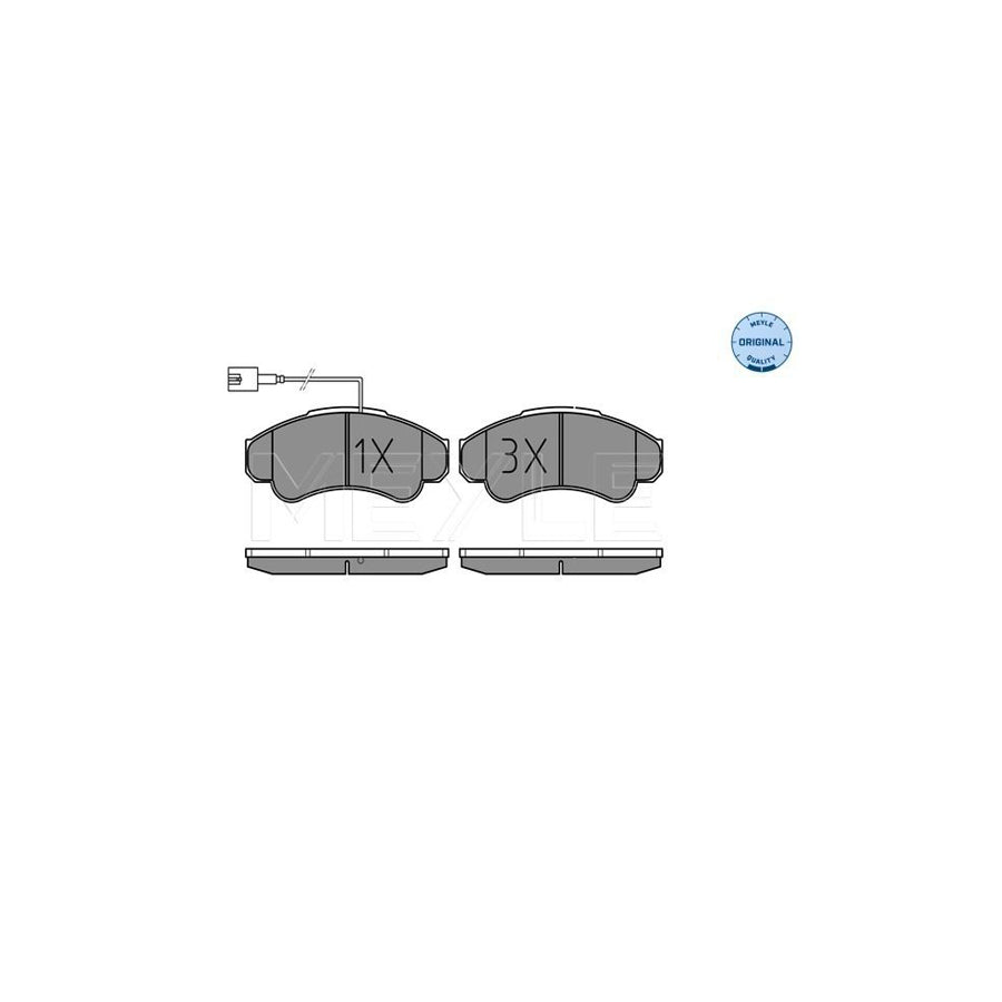 Meyle 025 239 1919/W Brake Pad Set