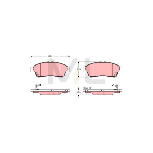 TRW Gdb3147 Brake Pad Set With Acoustic Wear Warning | ML Performance Car Parts