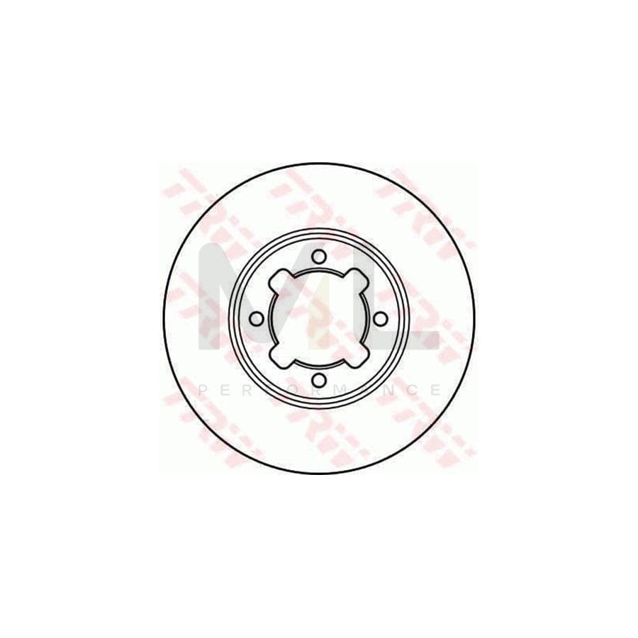 TRW DF2618 Brake Disc for TOYOTA Cressida II Saloon (X60) Vented | ML Performance Car Parts