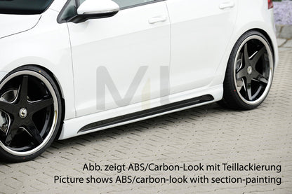 Rieger 00099168 VW R, GTI & GTD Side Skirt 1 | ML Performance UK Car Parts