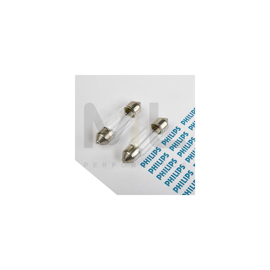 PHILIPS 12844B2 Bulb, licence plate light 12V 5W, C5W, Festoon lamp, SV8,5 | ML Performance Car Parts