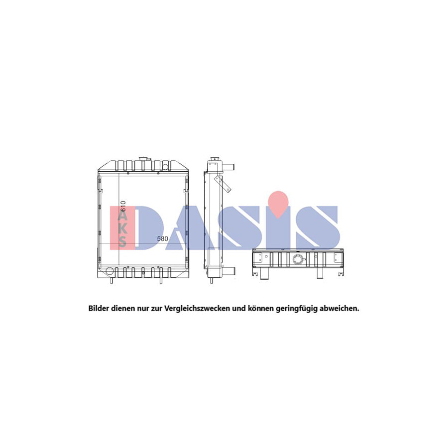 AKS Dasis 440756N Engine Radiator