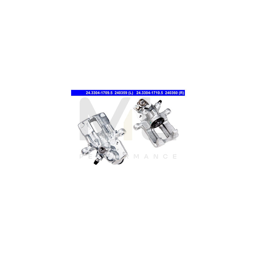 ATE 24.3304-1710.5 Brake Caliper for NISSAN Micra II Hatchback (K11) without holder