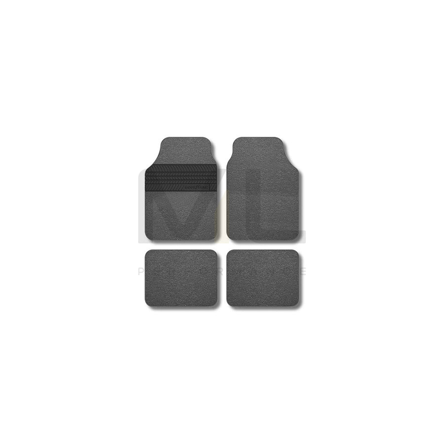 Goodyear Universal fit GOD9019 Floor mat set Polyester, Front and Rear, Grey