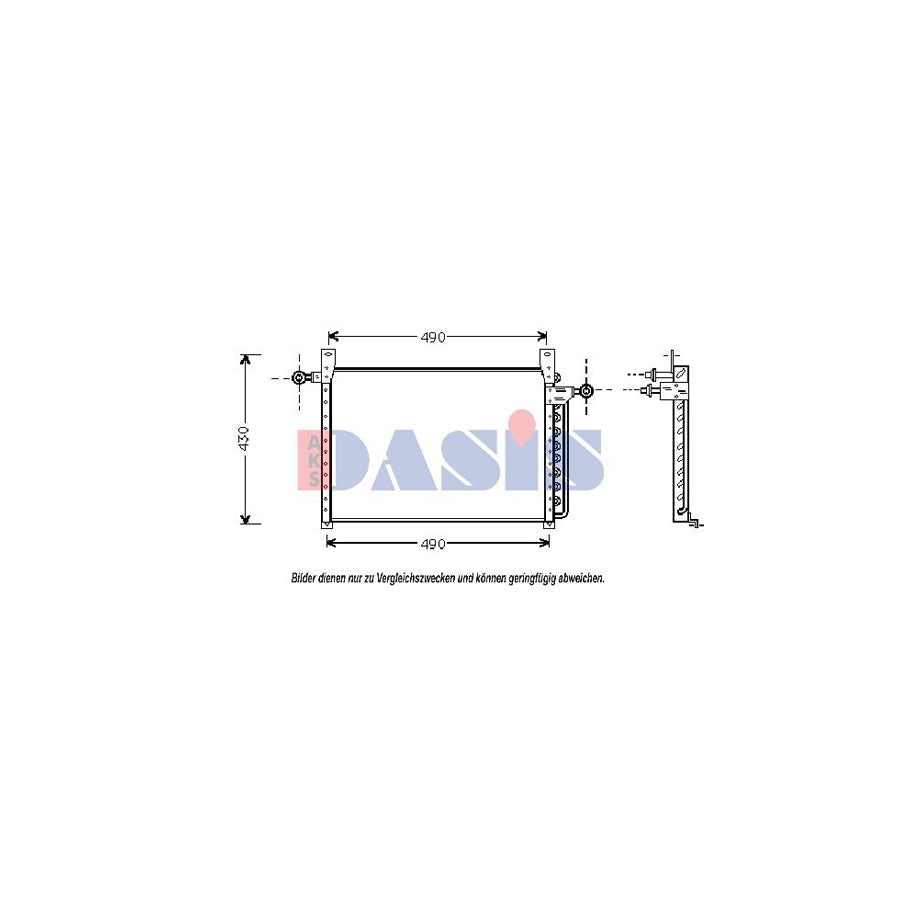 AKS Dasis 522280N Air Conditioning Condenser
