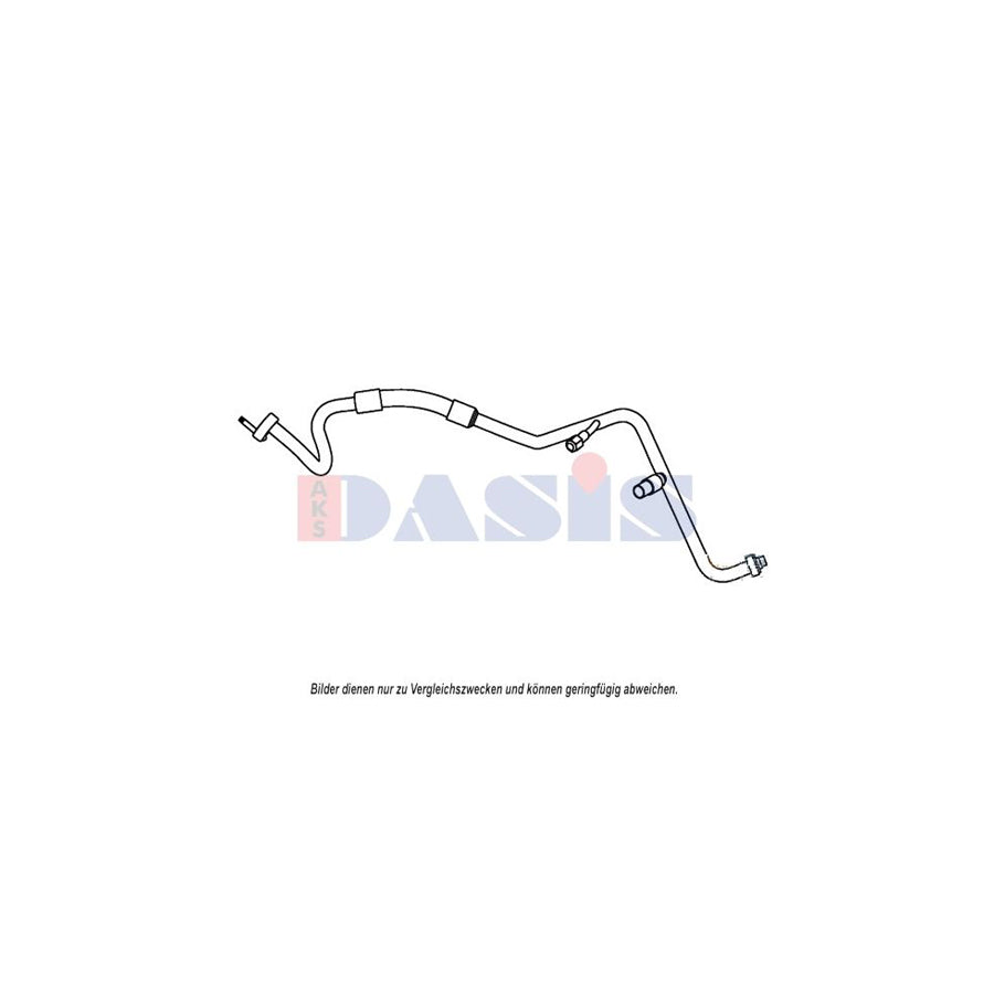 AKS Dasis 885841N High- / Low Pressure Line, Air Conditioning