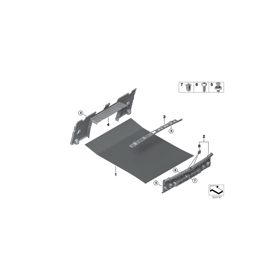 Genuine BMW 51477435220 G15 F92 F93 Loading Sill Cover (Inc. 840i, M8 & 840dX) | ML Performance US Car Parts
