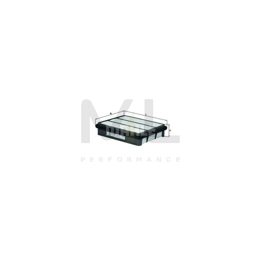 MAHLE ORIGINAL LX 1040 Air Filter Filter Insert | ML Performance Car Parts