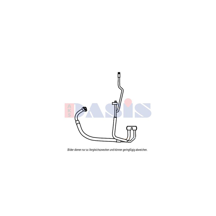 AKS Dasis 885843N High Pressure Line, Air Conditioning
