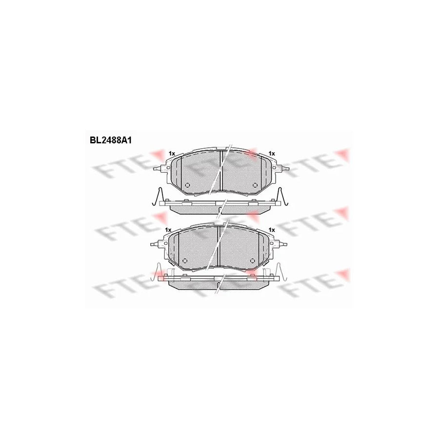 FTE 9010761 Brake Pad Set