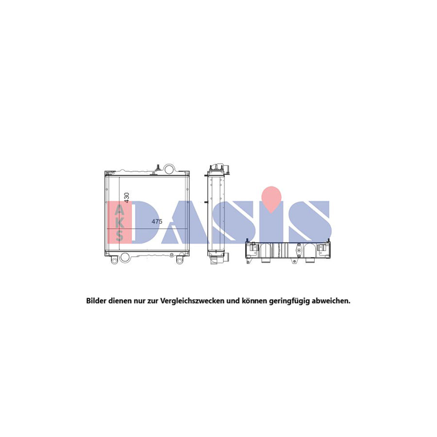 AKS Dasis 440757N Engine Radiator