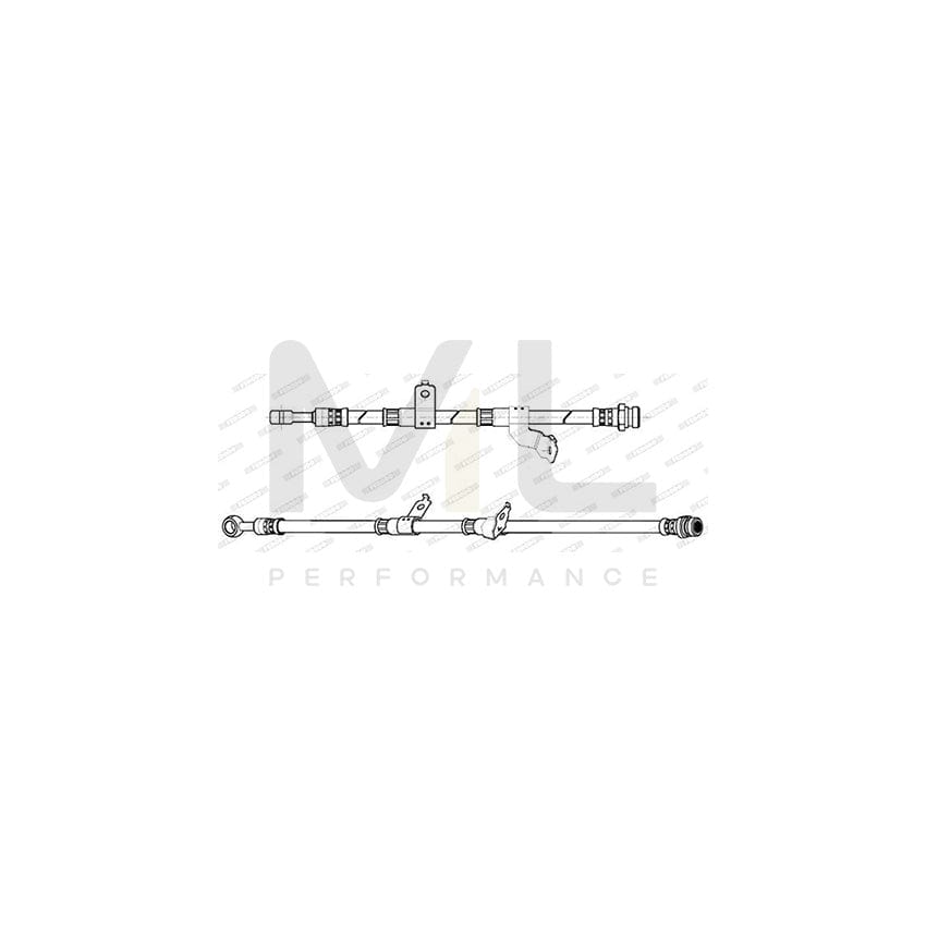 FERODO FHY3396 Brake Hose for KIA Carens III (UN) 480mm | ML Performance Car Parts