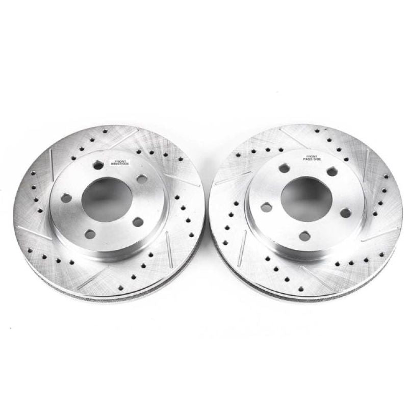 PowerStop Power Stop 02-07 Buick Rendezvous Front Evolution Drilled & Slotted Rotors - Pair
