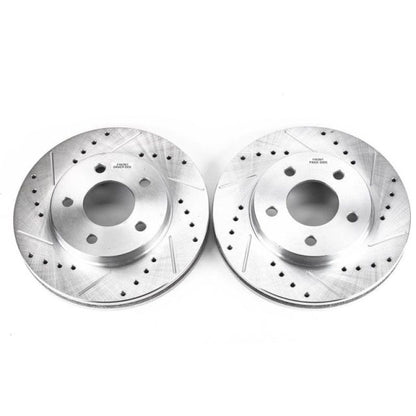 PowerStop Power Stop 02-07 Buick Rendezvous Front Evolution Drilled & Slotted Rotors - Pair