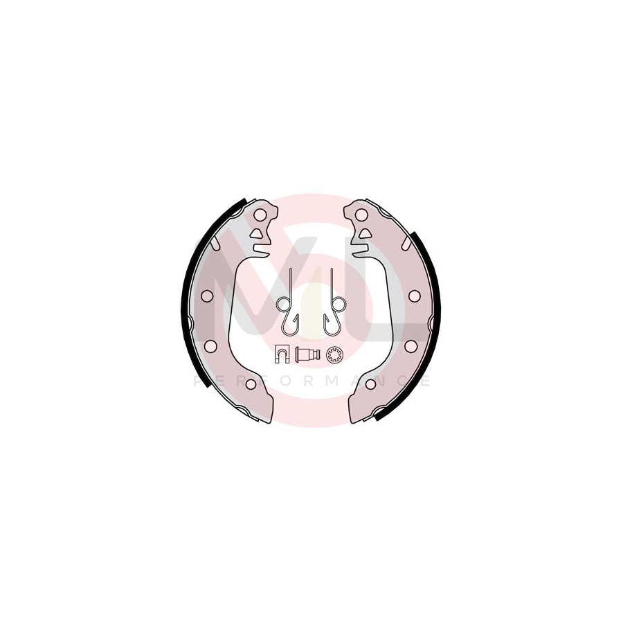 BREMBO S 23 569 Brake Shoe Set for FORD FIESTA with accessories | ML Performance Car Parts