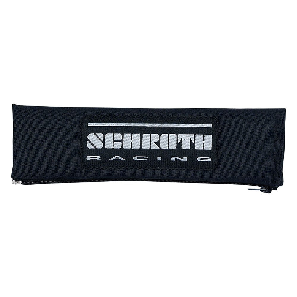 SCHROTH 00229 BELT PADS 3" (76 MM) BLACK / SILVER LOGO