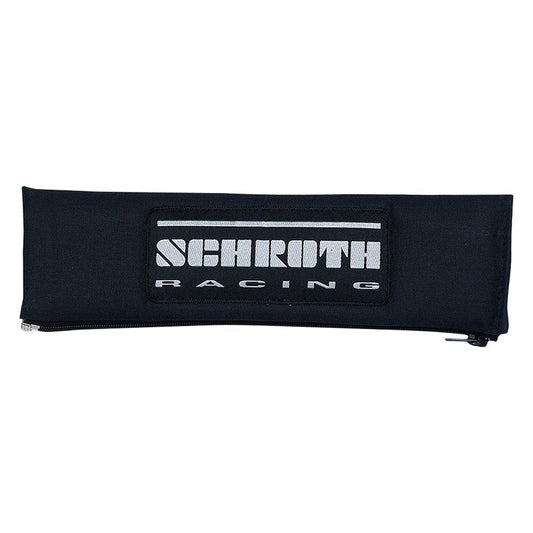SCHROTH 00229 BELT PADS 3" (76 MM) BLACK / SILVER LOGO