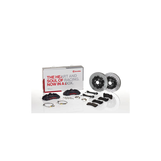 Brembo 1N1.9072AS Chevrolet Corvette Front GT-S 6-Pistons Drilled 2-Piece Big Brake Kit 380x34mm | ML Performance US Car Parts