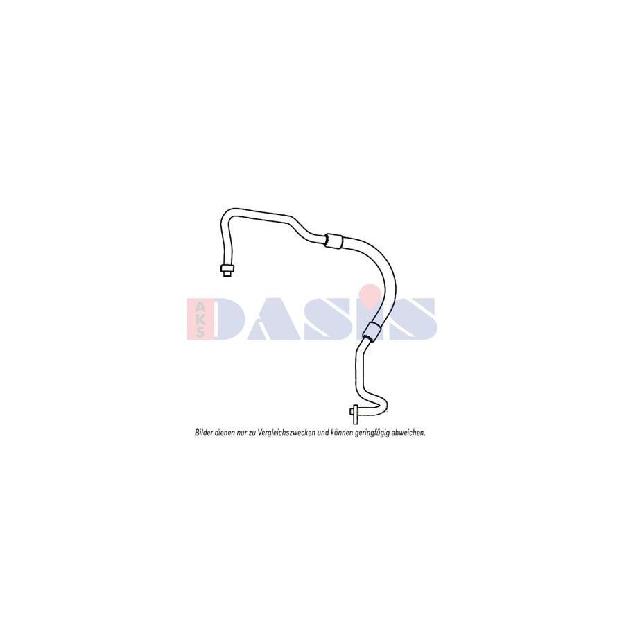 AKS Dasis 885844N High Pressure Line, Air Conditioning for Ford Focus