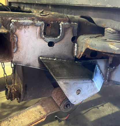 RustBuster Rust Buster 2004-2008 Ford F-150 Center Rear Frame Section with ward Leaf Spring Mount - Right