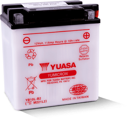 Yuasa Battery Yuasa YB10L-B2 Yumicron 12-Volt Battery