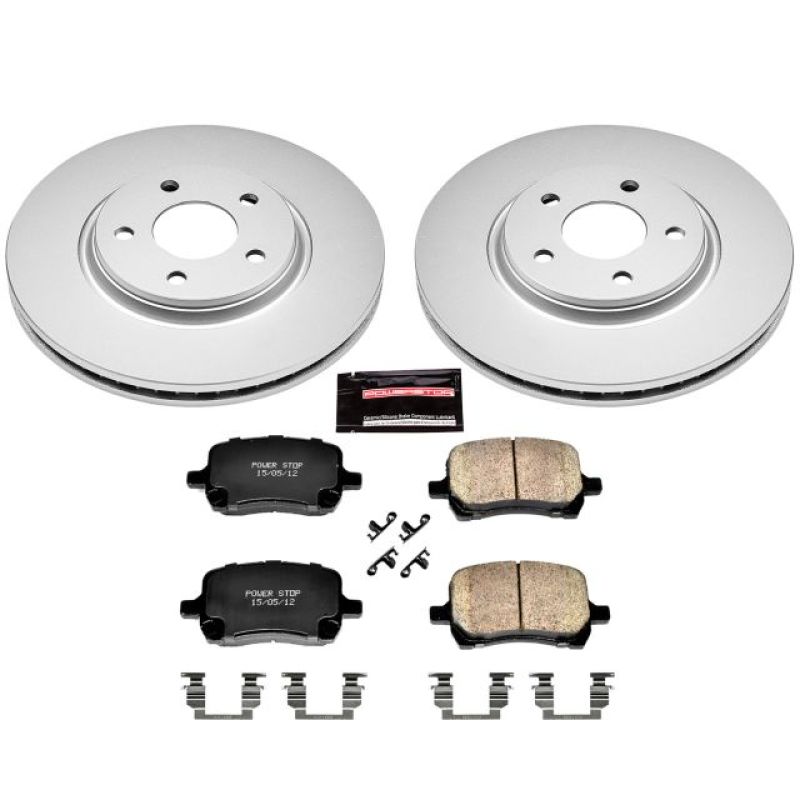 PowerStop Power Stop 2007 Chevrolet Cobalt Front Z17 Evolution Geomet Coated Brake Kit