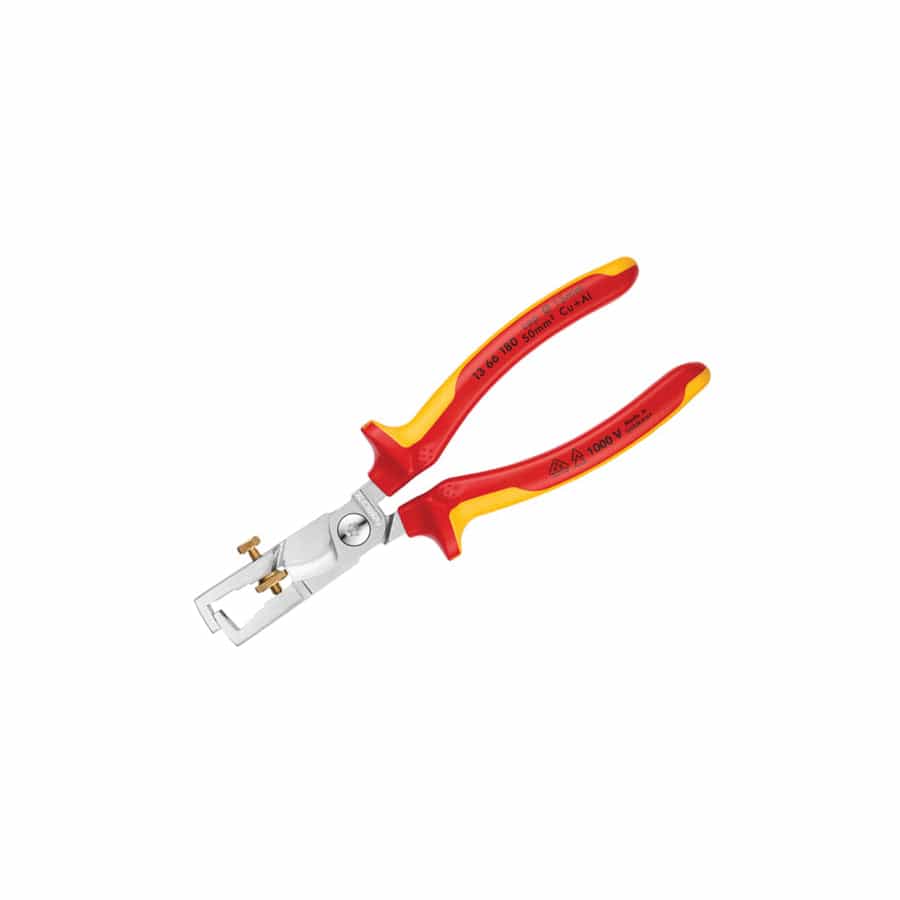 Knipex KPX1366180 VDE StriX Insulation Stripper with Cable Shears 180mm