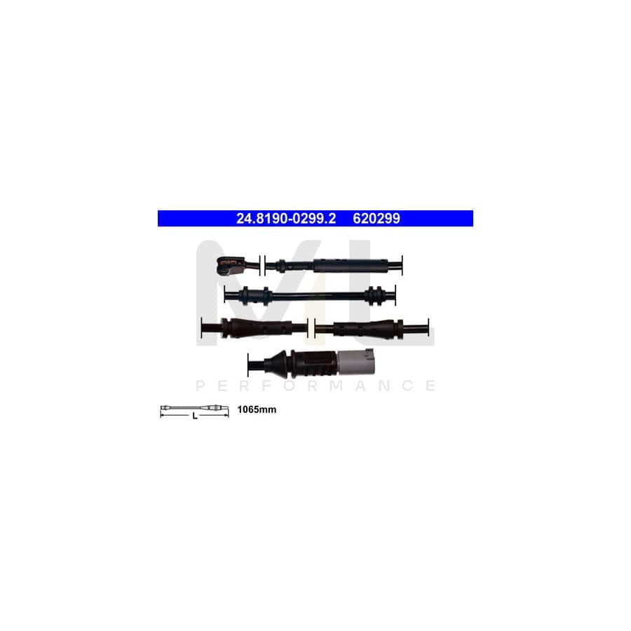 ATE 24.8190-0299.2 Brake pad wear sensor for BMW 7 (F01, F02, F03, F04)
