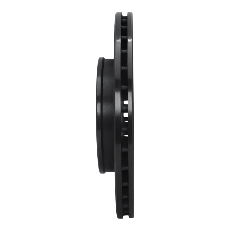 R1 Concepts R1 84-87 Audi 4000 Quattro Front Left Drilled & Slotted Black Brake Rotor
