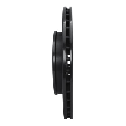 R1 Concepts R1 84-87 Audi 4000 Quattro Front Left Drilled & Slotted Black Brake Rotor