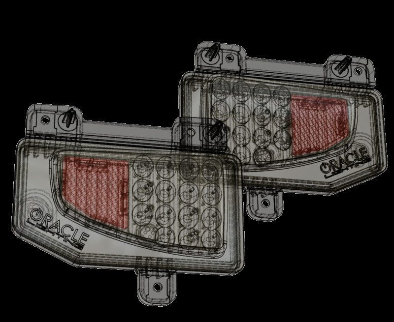 ORACLE Lighting Oracle Jeep Gladiator JT Rear Bumper LED Reverse Lights w/ Plug & Play Harness - 6000K