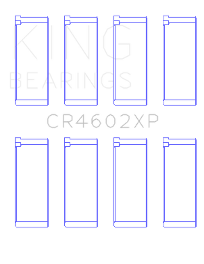 King Engine Bearings Peugeot 1.9L/2.0L Xu9 Xu10 (Size +0.25mm) Connecting Rod Bearing Set