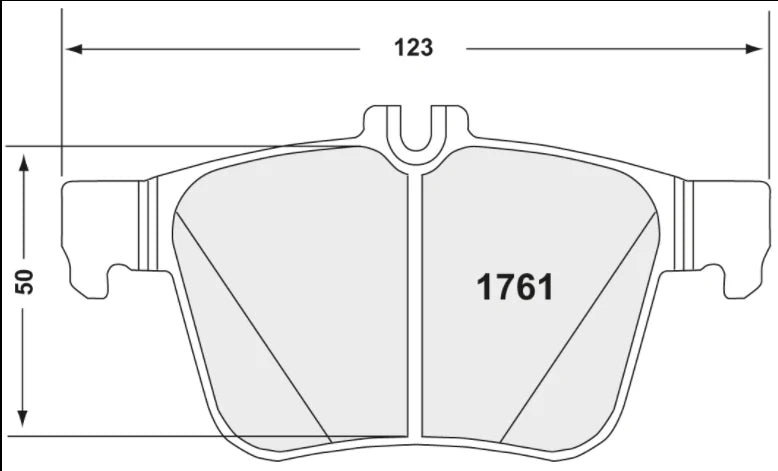 PFC 1761.3280.00.44 BRAKE PADS RACE 3280 CMPD