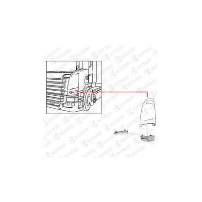 Covind 146/167 Air Deflector, Driver Cab