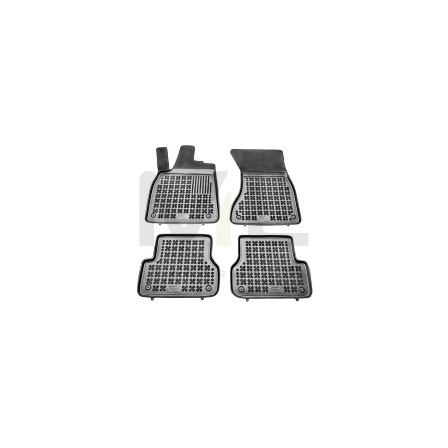 REZAW PLAST Tailored 200314 Floor mat set Elastomer, Front and Rear, Quantity: 4, Black