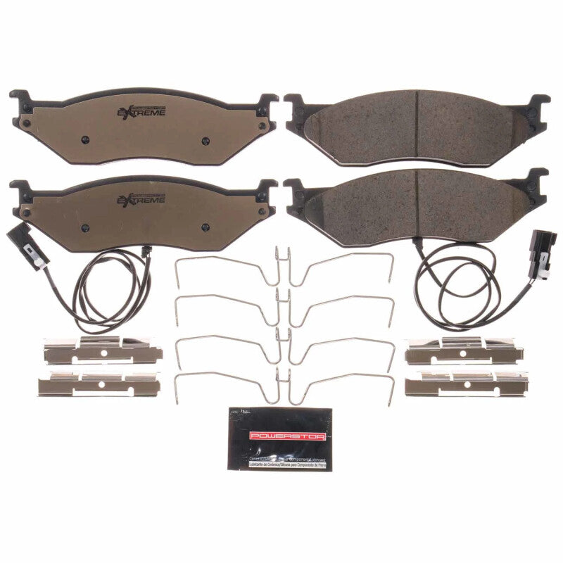 PowerStop Power Stop 08-09 Ford F-53 Motorhome Chassis Rear Z36 Truck & Tow Brake Pads w/Hardware