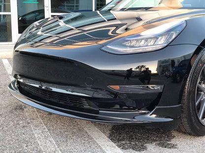 UNPLUGGED PERFORMANCE UP-M3-301-1.1 FRONT SPOILER URETHANE FOR TESLA MODEL 3