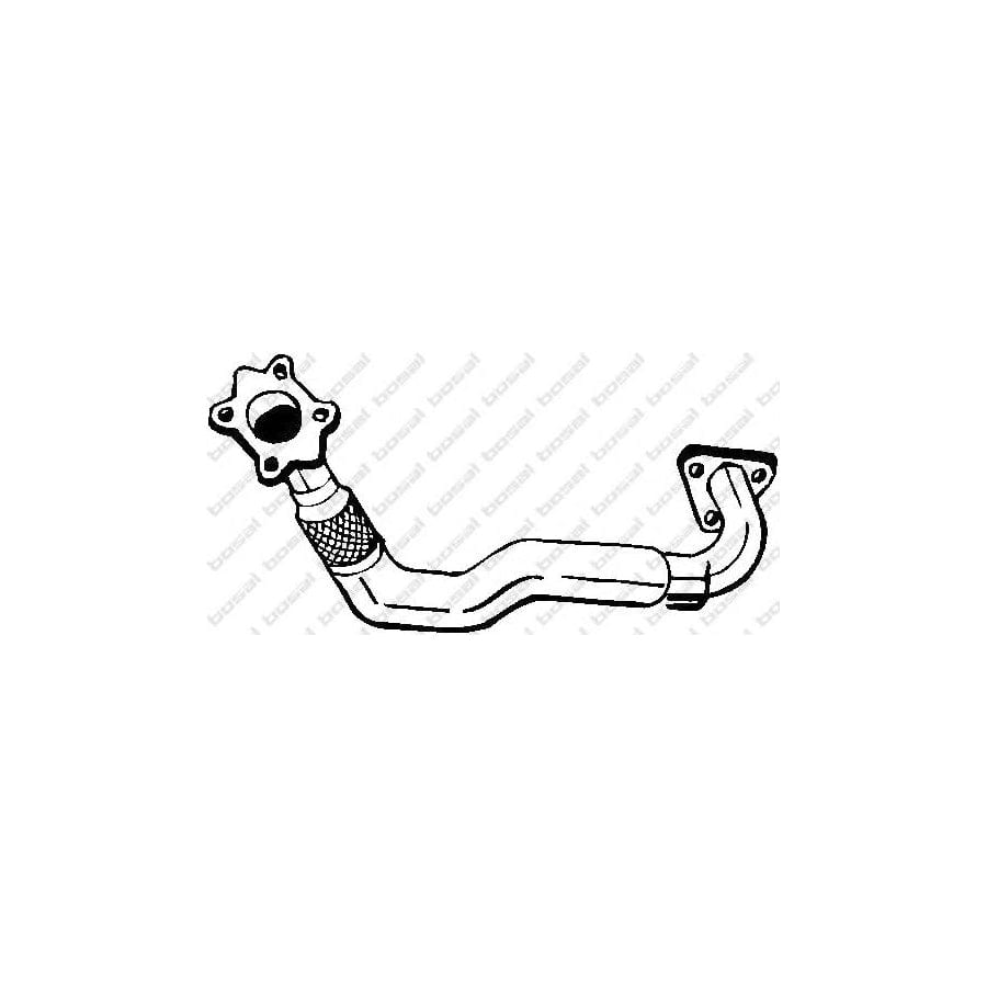 Bosal 753-317 Exhaust Pipe for VW Transporter