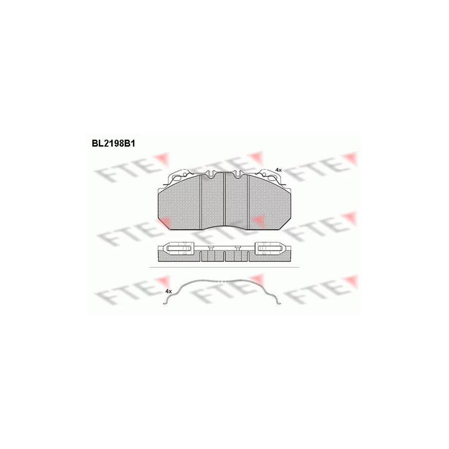 FTE Bl2198B1 Brake Pad Set