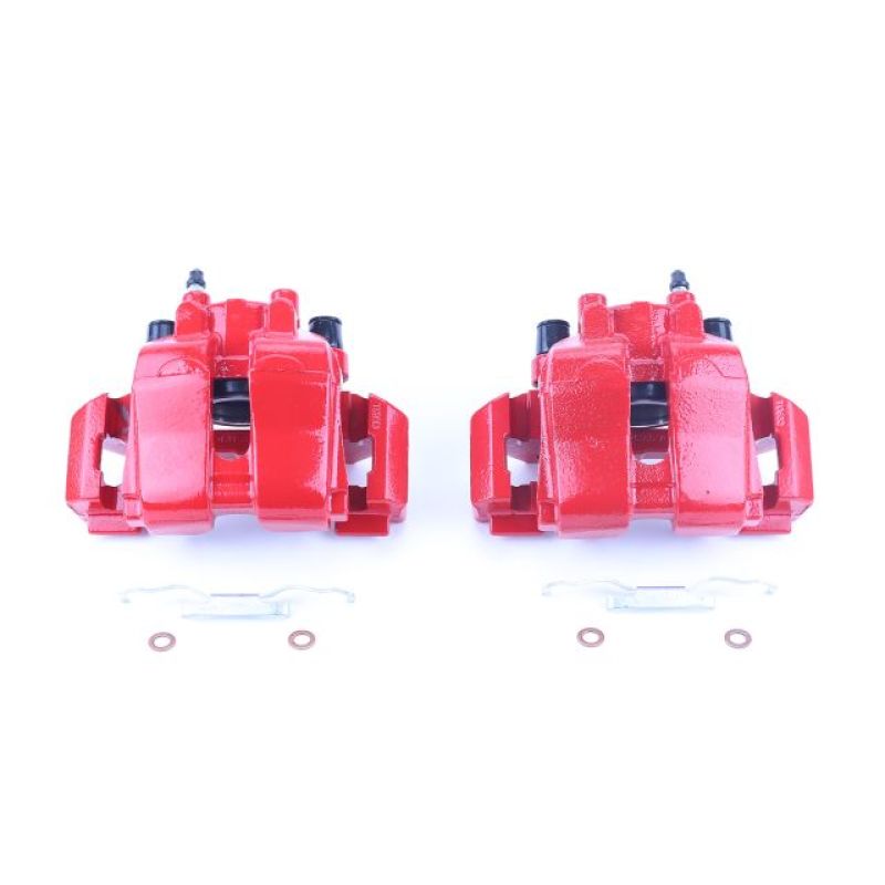 PowerStop Power Stop 07-12 Ford Escape Front Red Calipers w/Brackets - Pair