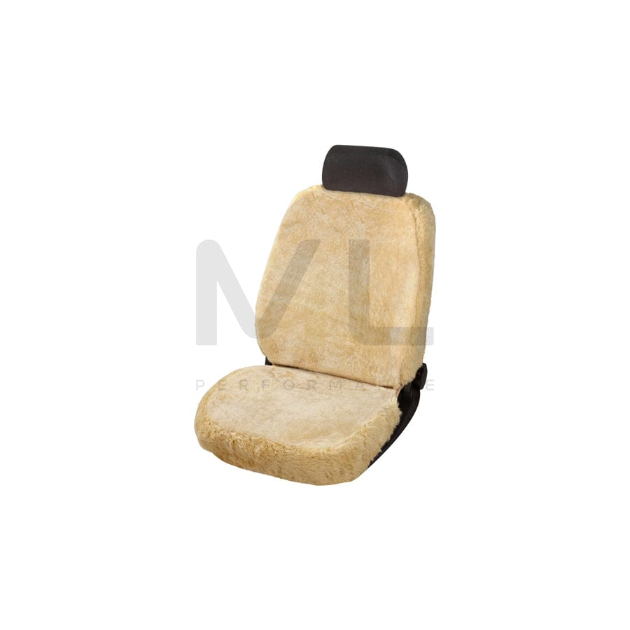 WALSER Monette 20009 Car seat cover Beige, Sheepskin, Driver side