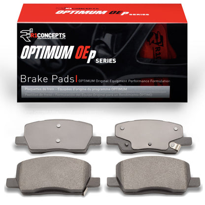 R1 Concepts R1 17-25 Tesla Model S Rear R1 Optimum OE Brake Pads